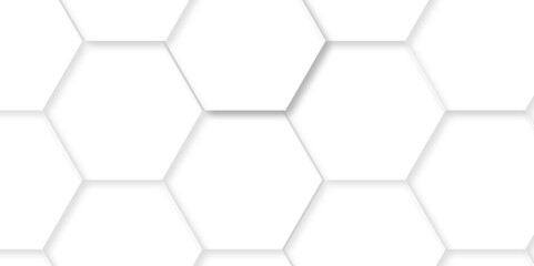 Abstract background with hexagons Abstract hexagon polygonal pattern background vector. seamless bright white abstract honeycomb background.