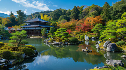 Fototapeta premium Japan Kyoto Prefecture Kyoto City Japanese