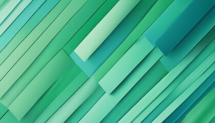 Fototapeta premium A green and blue striped wallpaper
