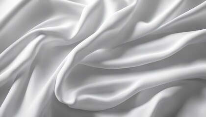 Obraz premium A white cloth with a rippled texture