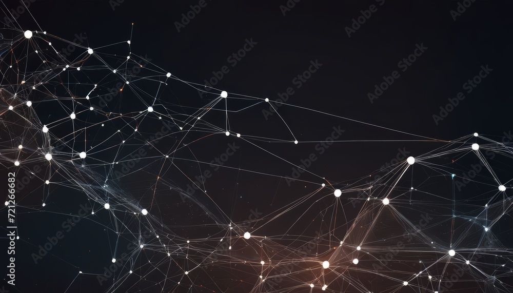 Poster a network of interconnected nodes