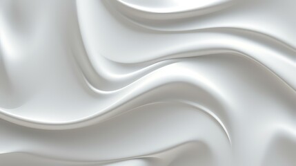 Soft Milk White Wave Background with a Subtle

