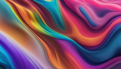 Colorful abstract art with a rainbow of colors