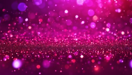 A pink background with purple sparkles