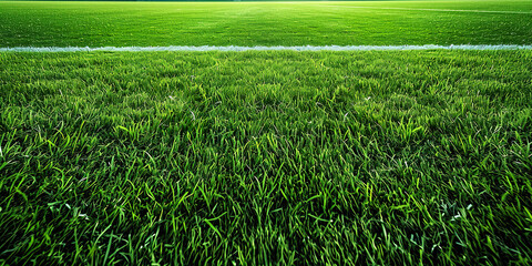 Fresh green grass for football sport