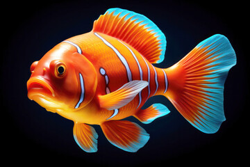 Anemone-a clown fish (Amphiprion percula)7 - obrazy, fototapety, plakaty