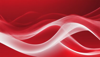 A red and white abstract design