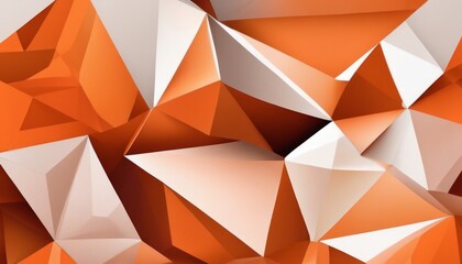 A close up of a patterned orange and white surface