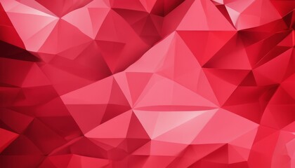 A red background with a pattern of triangles