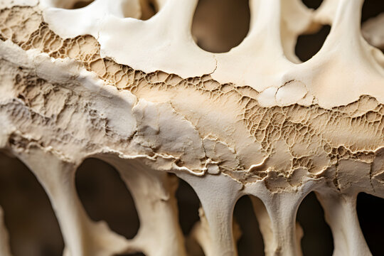 Medical Illustration of Eburnation - Visible Joint Damage Resulting From Osteoarthritis