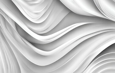 White background 3d render waves shapes background texture clean white background images 