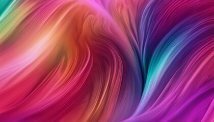 A colorful abstract art piece with a mix of pink, purple, blue, and orange