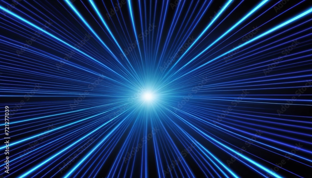 Poster Vector Design of Warp Speed Wormhole Science