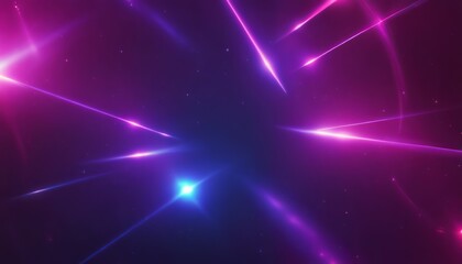 A purple and blue nebula with bright stars