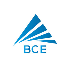 BCE Letter logo design template vector. BCE Business abstract connection vector logo. BCE icon circle logotype.
