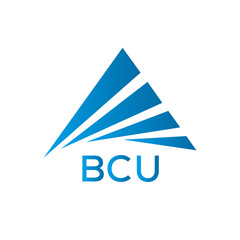 BCU Letter logo design template vector. BCU Business abstract connection vector logo. BCU icon circle logotype.
