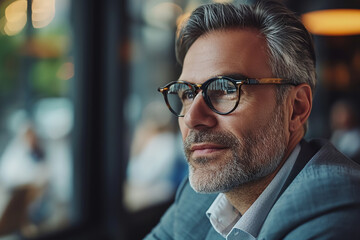 A Skilled leader in eyeglasses coaching interested business people 