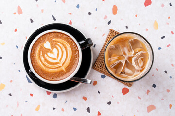 grapefruit ade, grapefruit, ade, lemon, blue, fruit, mojito, mint, green tangerine tea, apple ginger tea, blueberry, cappuccino, americano, coffee, ice, Oreo, cafe latte, latte, Dutch coffee