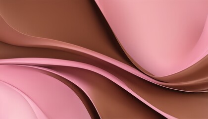 A close up of a pink and brown object