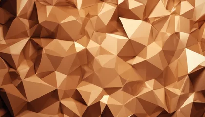 Foto op Aluminium A close up of a brown geometric pattern © vivekFx