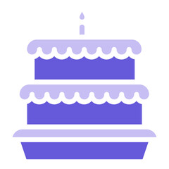Birthday Cake Icon of Family Life iconset.