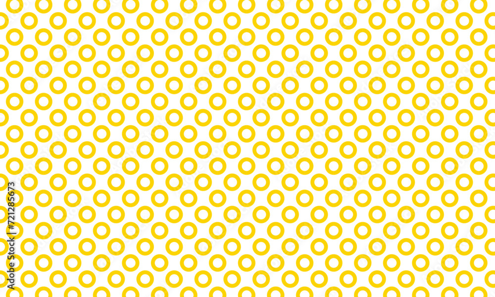 Poster abstract repeatable yellow circle pattern.