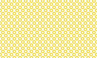 abstract repeatable yellow circle pattern.