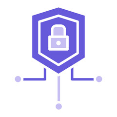 Obraz premium Cyber Security Icon of Web Hosting iconset.