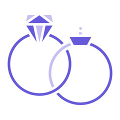 Wedding Rings Icon of Wedding iconset.