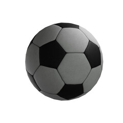 soccer ball isolated on a white isolated background Mockup a clipping path
