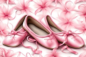 Obraz na płótnie Canvas pink shoes