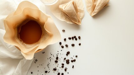The Art of Coffee  A Close Up of a Barista's Hands Holding a Cup of Freshly Brewed Coffee
