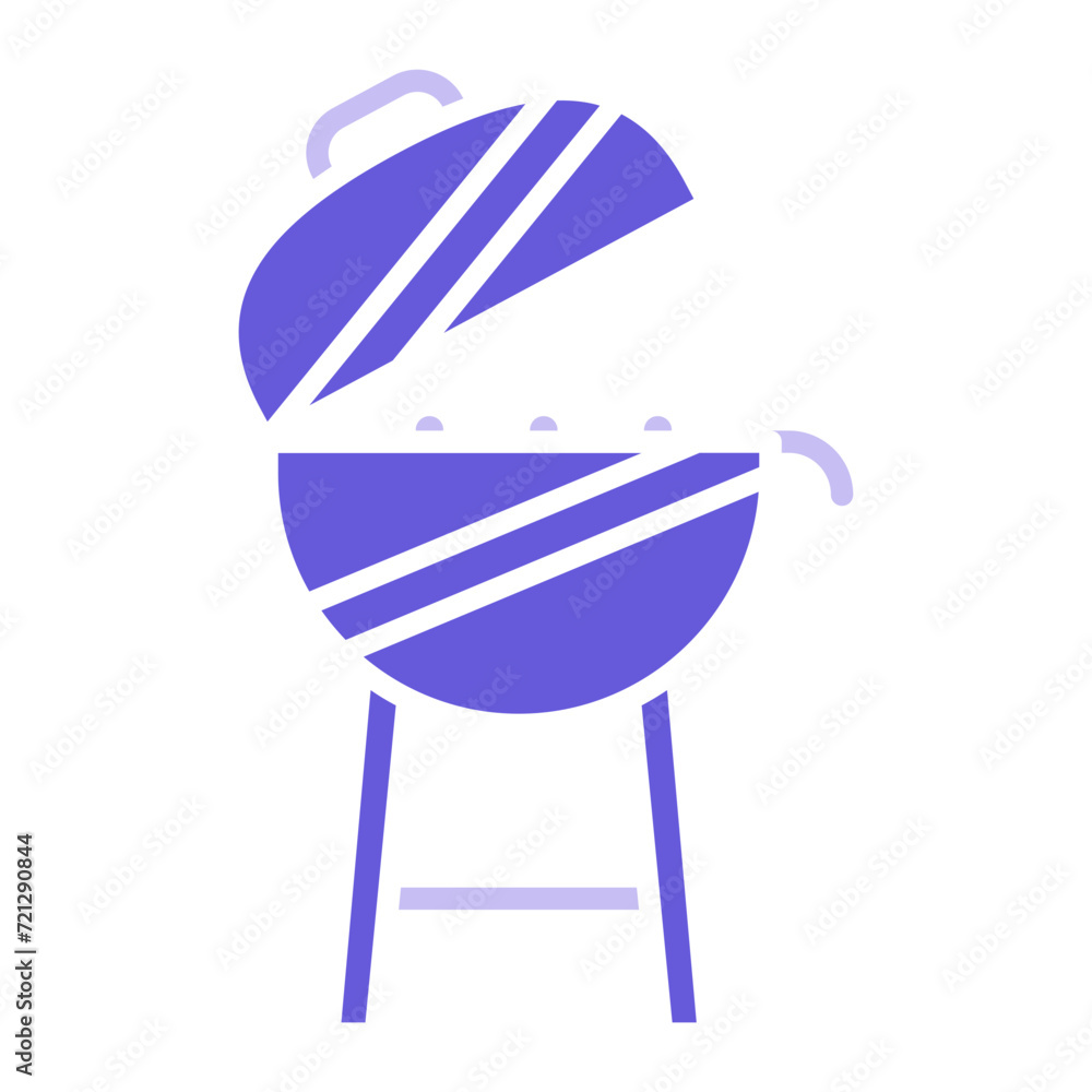 Wall mural barbecue icon of summer iconset.