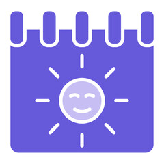Calendar Icon of Summer iconset.