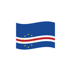 Flag of Cape Verde vector symbol