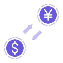 Dollar to Yen Convert Icon