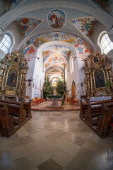 Catholic church in Mariagyud, Hungary - 721296450