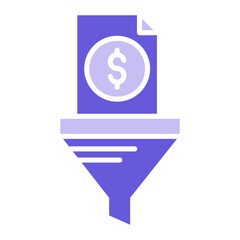 Data Filtering System Icon