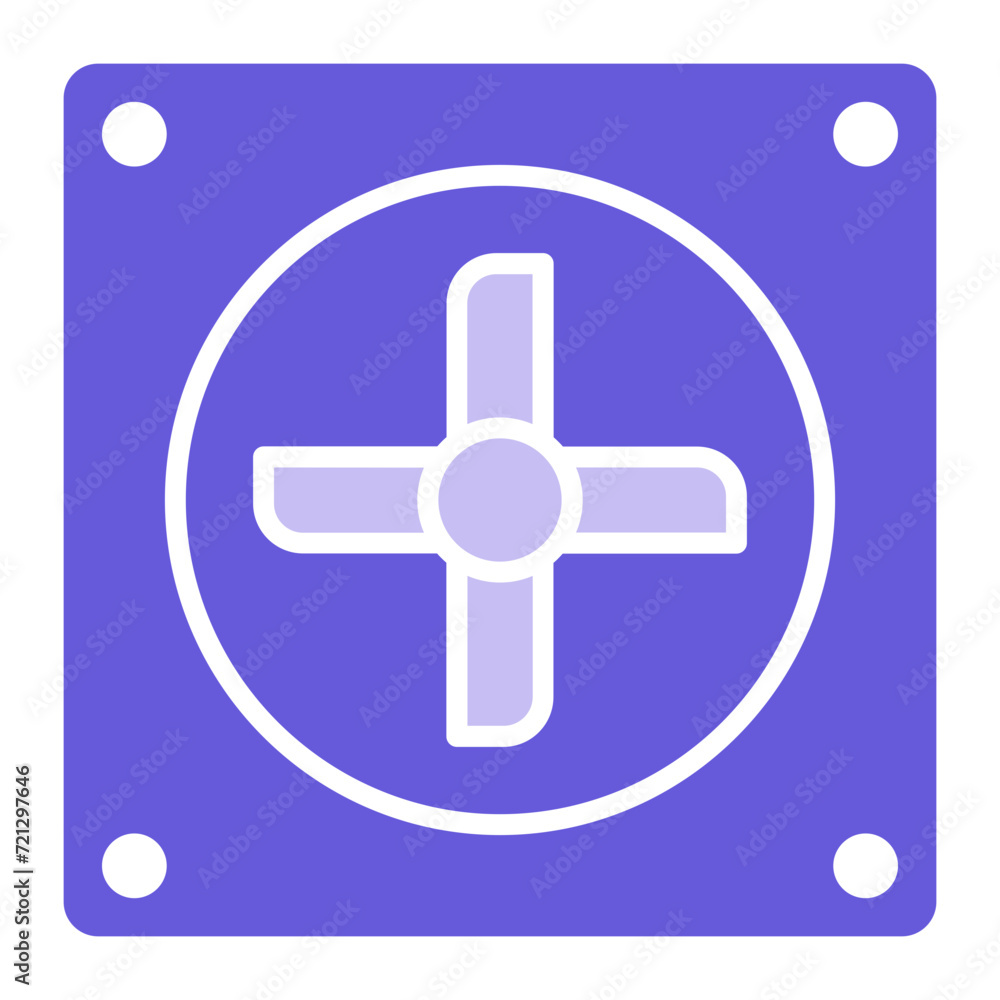 Canvas Prints air cooler icon of renewable energy iconset.