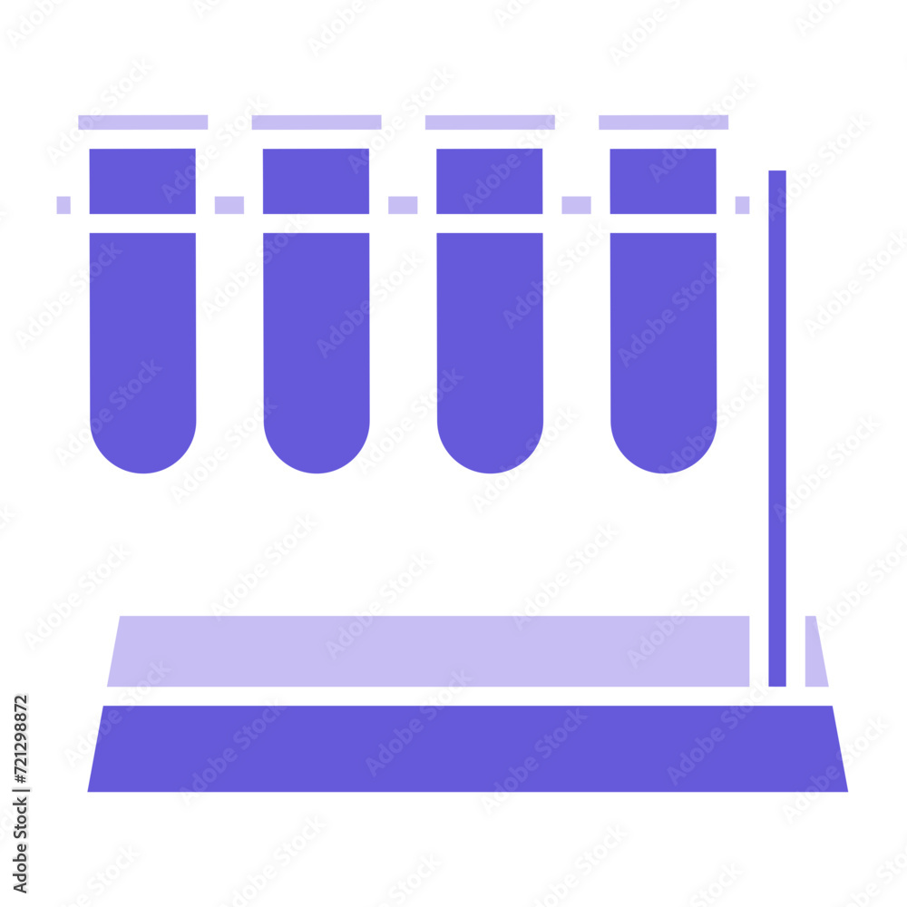 Poster Test Tubes Icon of Chemistry iconset.