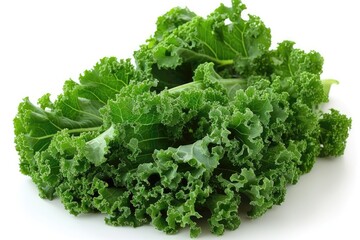Obraz premium kale isolated kitchen table professional advertising food photography