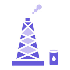 Oil Exploration Icon of Petrol Industry iconset.