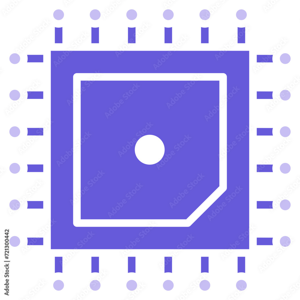 Poster chip icon of engineering iconset.