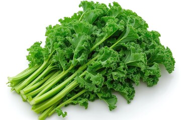 Fototapeta premium kale isolated kitchen table professional advertising food photography