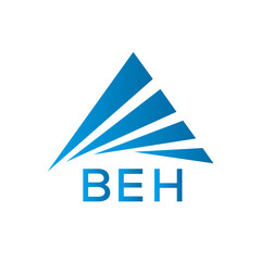 BEH Letter logo design template vector. BEH Business abstract connection vector logo. BEH icon circle logotype.
