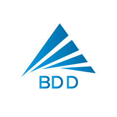 BDD Letter logo design template vector. BDD Business abstract connection vector logo. BDD icon circle logotype.
