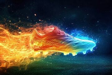 The futuristic sci-fi Soccer shoe