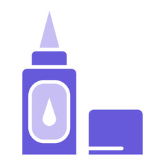 Liquid Glue Icon of Office Stationery iconset.