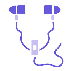Earphones Icon of Computer and Hardware iconset.