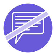 No Talking Icon of Library iconset.